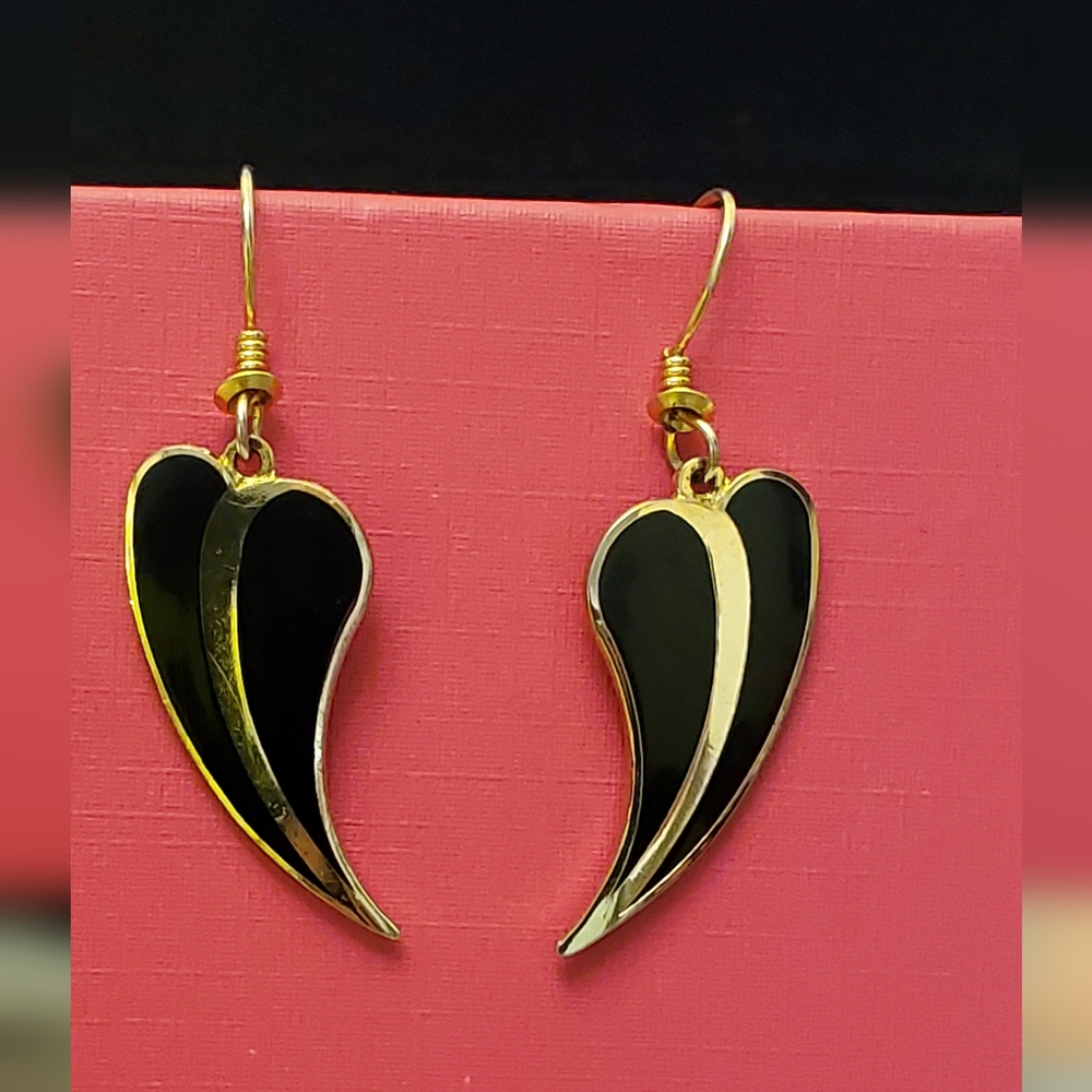 Vtg. Roccoco Dangle Earrings - Picture 4 of 7